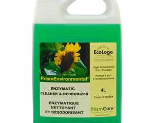 Prism Environmental® Enzymatic Cleaner & Deodorizer, Green, 4L, Sold Individually-B2B Discounters