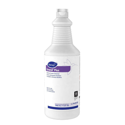 Diversey™ Emerel® Plus Alkaline Cream Cleanser, Non-Scented, White, 946ml, Sold Individually-B2B Discounters