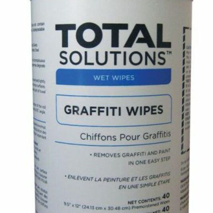 Total Solutions™ Graffiti Wipes, White, Mild Scent, Sold Individually-B2B Discounters