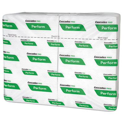 Cascades® T411 Perform Napkin, Interfold, 1-Ply, 8.5" x 12.625", Natural, 16/Case-B2B Discounters