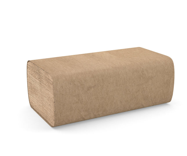Cascades® Select® Singlefold Paper Towel, Natural Tan, 1-Ply, 9" L x 9.45" W, 250 Sheets/Pack, 16 Packs/Case-B2B Discounters