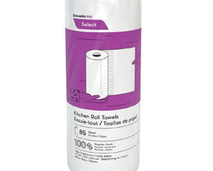 Cascades® PRO Select® Kitchen Towel Roll, 2PLY, White, 85 Sheet/Roll, 30 Rolls/Case-B2B Discounters