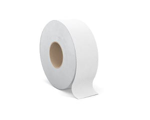 Cascades® Select® Jumbo Toilet Paper, White, 2-Ply, 3.3" W x 1000' L, 1000'/Roll, 12 Roll/Case-B2B Discounters