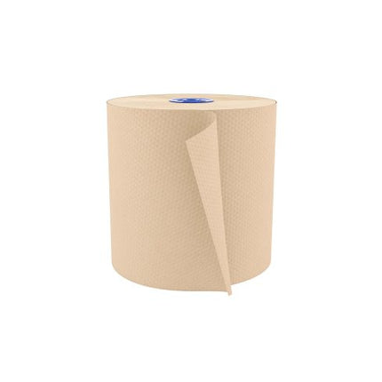 Cascades® Perform® Roll Paper Towel, Natural Tan, 1-Ply, 7.5" W x 775' L, 775'/Roll, 6 Roll/Case-B2B Discounters