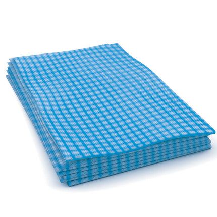 Cascades Pro® Tuff Job Economy Towel Foodservice, Blue, 1/4 Fold, 200 Ct-B2B Discounters
