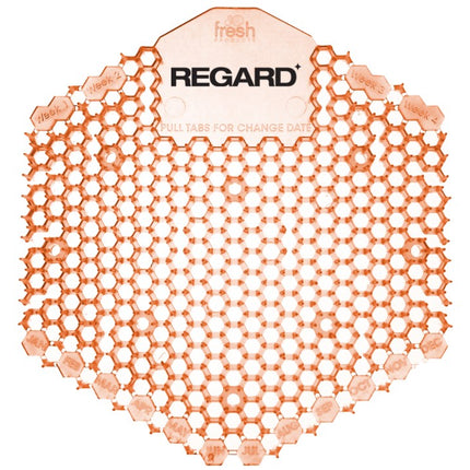 REGARD® Wave Urinal Screen, Mango Scent, Orange, 2/Pack-B2B Discounters