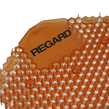 REGARD® Wave Urinal Screen, Mango Scent, Orange, 2/Pack-B2B Discounters