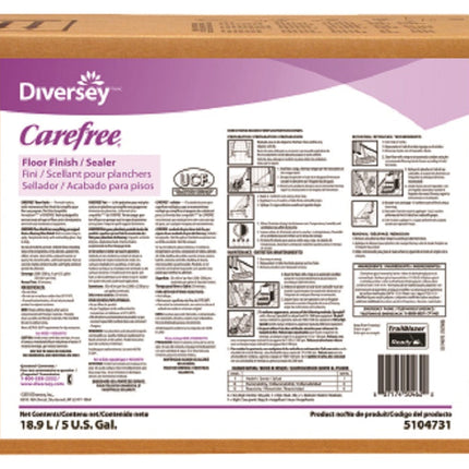 Diversey™ Carefree® Matte Floor Finish, 18.9L, White, Sold Individually-B2B Discounters