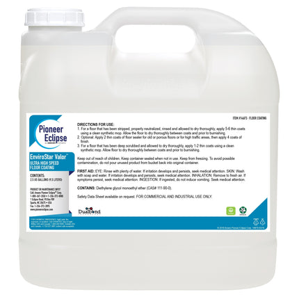 Pioneer Eclipse Envirostar Valor® Floor Coating, White, 9.5L, Sold Individually-B2B Discounters