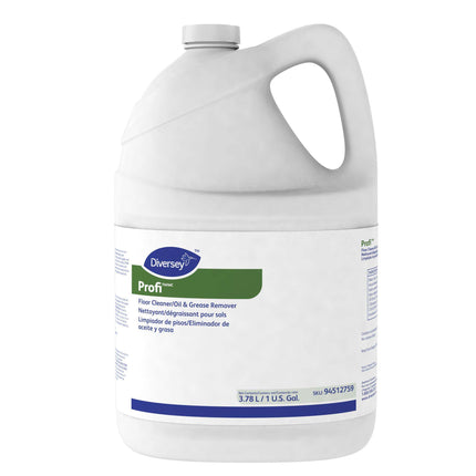 Diversey™ Profi™ Floor Oil And Grease Remover, White, 3.78L, Sold Individually-B2B Discounters