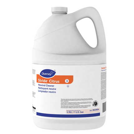 Diversey™ Stride® Citrus Neutral Cleaner, 3.78L, Sold Individually-B2B Discounters