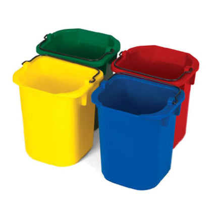 Rubbermaid® Disinfecting Pails, 5qt, Assorted, 4/Pack-B2B Discounters