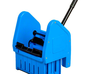 M2 Professional® Downpress Wringer, Blue, 9.5" x 5.5" accommodates 12 oz to 32, Sold Individually-B2B Discounters