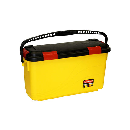Rubbermaid® Hygen™ Microfiber Charging Bucket, Yellow, Sold Individually-B2B Discounters