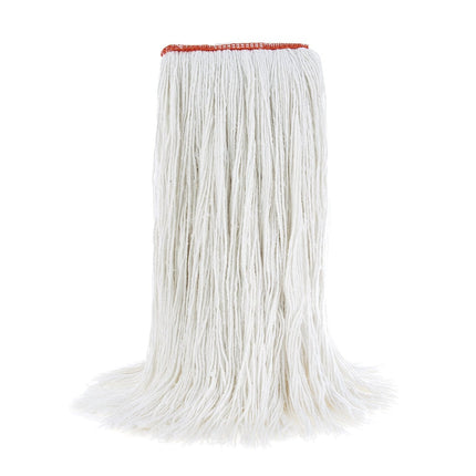 Atlas Graham Furgale Narrow Band Finish Mop, White, 24oz, 4 Ply, Sold Individually-B2B Discounters