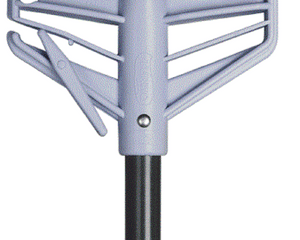 Globe™ Quick Release Mop Handle, 60", Fiberglass, Blue, Sold Individually-B2B Discounters