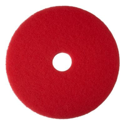 3M™ Buffer Pad, Red, 11", Sold Individually-B2B Discounters
