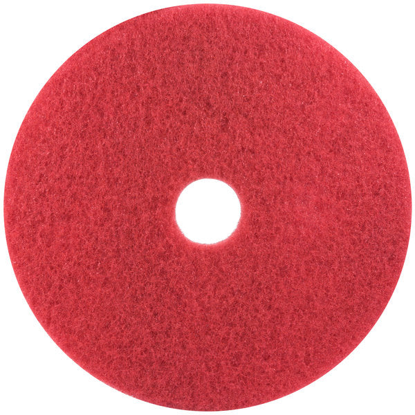 3M™ Floor Buffing Pad, Red, 17" Diameter, Sold Individually-B2B Discounters
