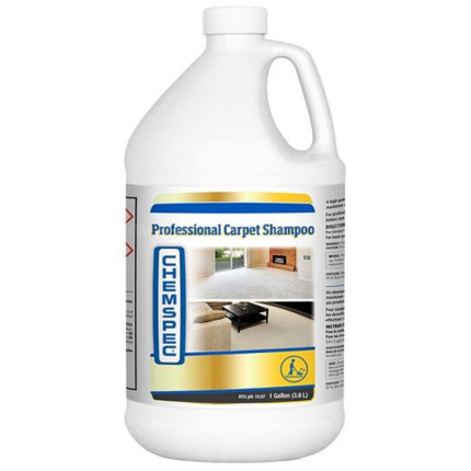 ChemSpec® Profesional Carpet Shampoo, Yellow Liquid, Citrus Scent, 1gal, Sold Individually-B2B Discounters
