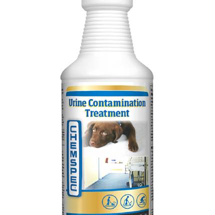 ChemSpec® Urine Contamination Treatment, Gold Liquid, Floral Scent, 0.9L, Sold Individually-B2B Discounters