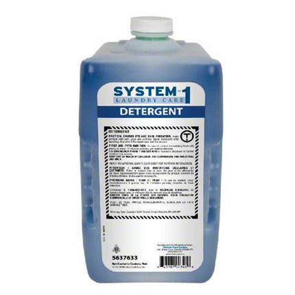 Diversey™ System-1 Liquid Detergent, Blue, 3100ml, 2/Case-B2B Discounters
