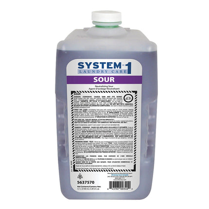Diversey™ System-1 Laundry Sour Neutralizer, 3100ml, 2/Case-B2B Discounters
