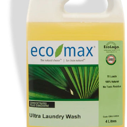 Eco-Max® Ultra Laundry Wash, Yellow, 4L, Sold Individually-B2B Discounters