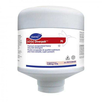 Diversey™ Suma® Diverpak™ P6, 9Lbs Capsule, White, Sold Individually-B2B Discounters