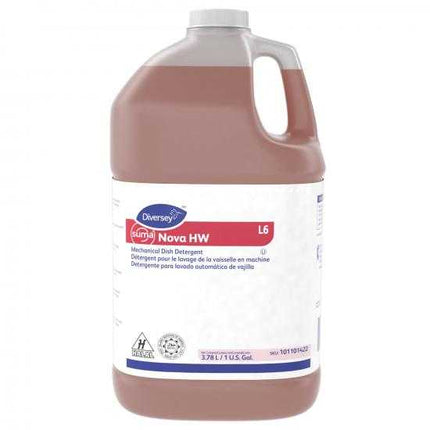 Diversey™ Suma® Nova HW L6 Detergent, 1gal, Red, Sold Individually-B2B Discounters
