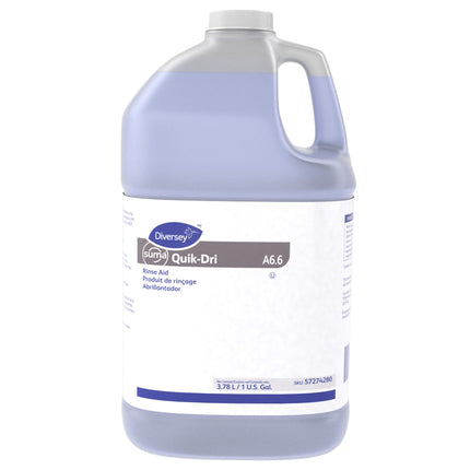Diversey™ Suma Quik-Dri Mid-Range Rinse Aid, Blue, 3.78L, Sold Individually-B2B Discounters