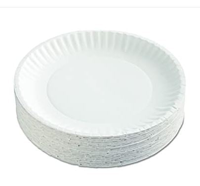 Green Label® Paper Plates, 100/Pack, 12 Packs/Case-B2B Discounters