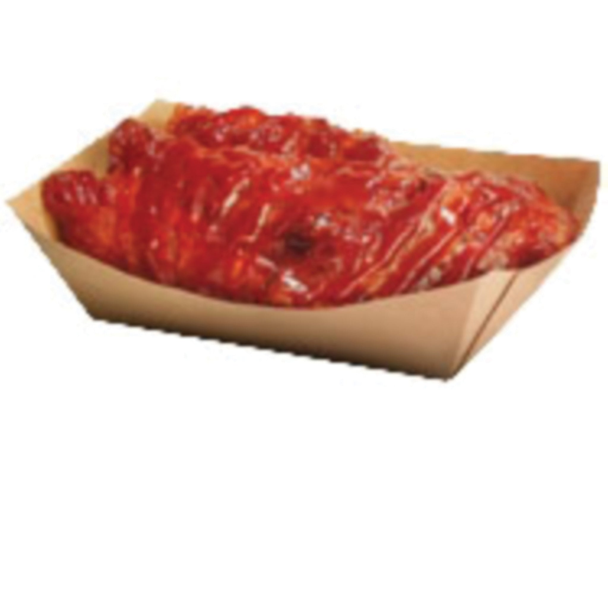 Delux Ecocraft Grease Resistant Tray, 5lb, Natural, 500/Case-B2B Discounters