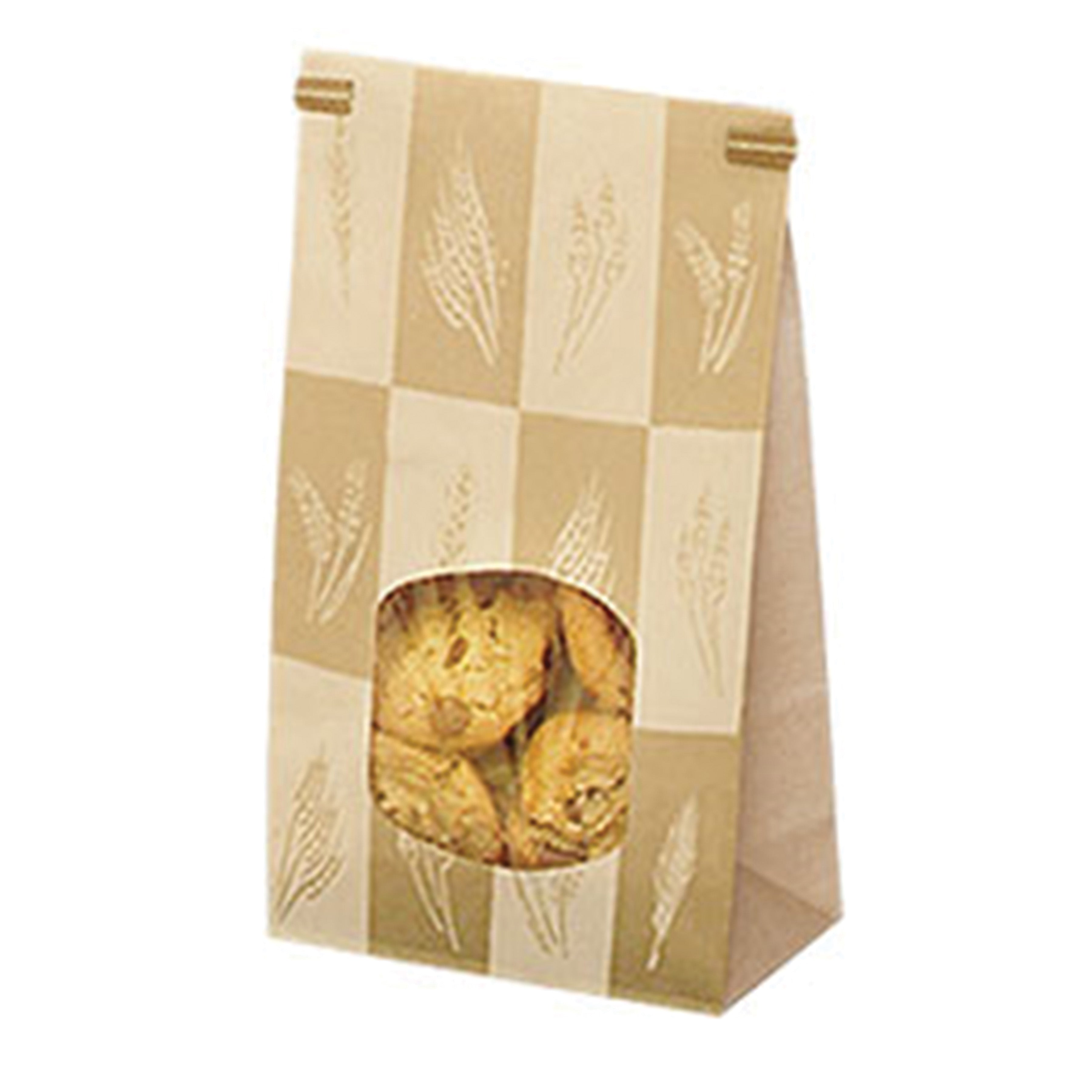 Deluxe™ EcoCraft® Atisan Bakery Bag with Tin Ties, 6