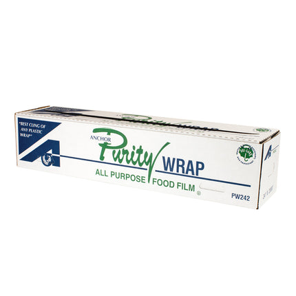 AEP® Food Wrap Roll Plain White Cutter Box, 24" X 2000'- 1/Rl-B2B Discounters