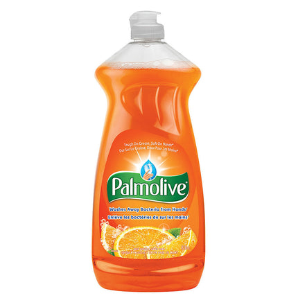 Palmolive® Antibacterial Dish Soap, Orange Liquid, Orange Fragrance, 828ml, 9/Case, Made in Canada-B2B Discounters