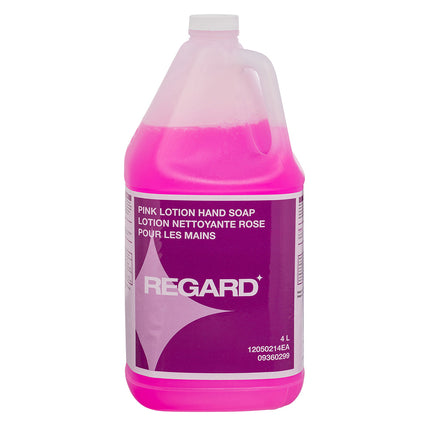 REGARD® Pink Lotion Hand Soap 4L, Sold Individually-B2B Discounters