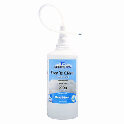 Rubbermaid® Enriched Foam Free N Clean Soap, Clear, Scent Free, 800mL, 4/Case-B2B Discounters