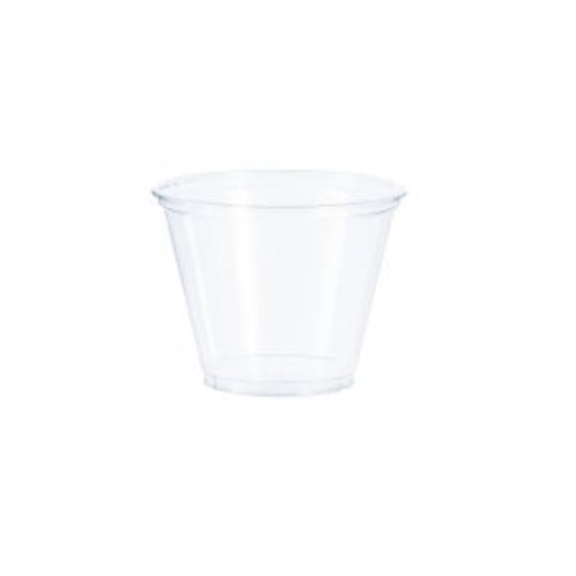 Solo® Ultra Clear™ Squat Cold Cup, 9oz, Clear, PET, 1000/Case