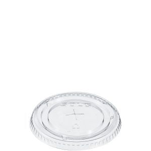 Dart® Solo® Ultra Lid With Straw Slot, PETE, Clear, Fits 12-20oz, 100/Pack, 10 Packs/Case-B2B Discounters