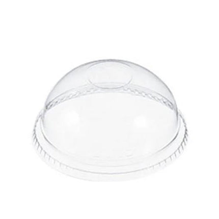Dart® Dome Lid No Hole, Clear, 12oz-20oz, 100/Pack, 10 Packs/Case-B2B Discounters