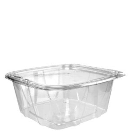 Dart® SafeSeal™ Tamper Evident With Flat Lid, 64oz, PETE,100/Pack, 2 Packs/Case-B2B Discounters