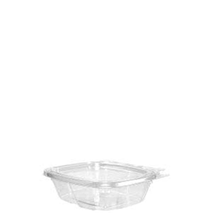 Dart® SafeSeal™ Tamper Evident With Flat Lid, 8oz, PETE, 100/Pack, 2 Packs/Case-B2B Discounters