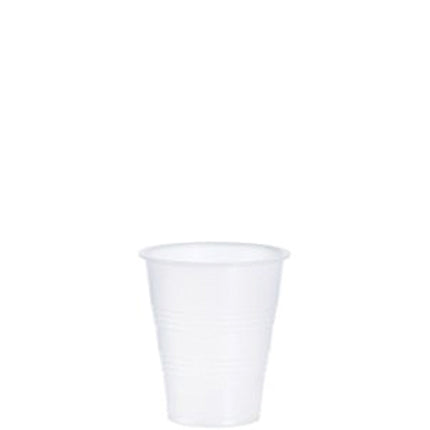 Conex® Galaxy® Ribbed Translucent 7 oz Cold Cups, Double Sidewall Ridges, Added Strength, Recyclable Plastics, 100 Cups/Pack, 25 Pack/Case.-B2B Discounters