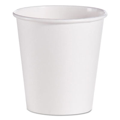 Dart® Solo® Paper Hot Cup, 10oz, White, 50 Cups/Pack, 20 Packs/Case-B2B Discounters