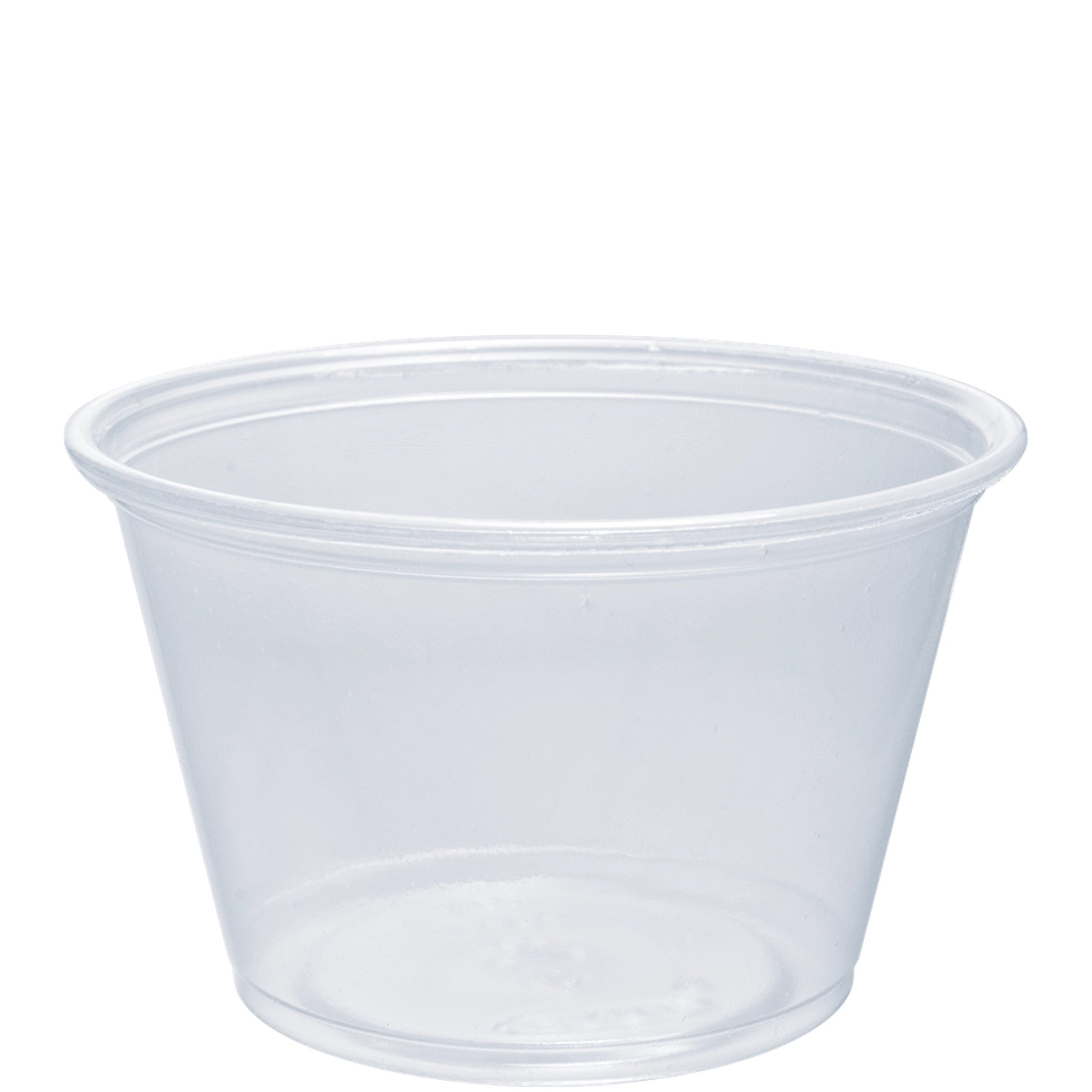 Dart® Conex Complements® Portion Cup, 4oz, Clear, 125/Pack, 20 Packs/Case-B2B Discounters
