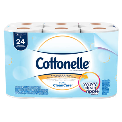 Cottonelle® Professional Standard Roll Toilet Paper (12456), White, 170 Sheets/Roll, 48 Rolls/Case-B2B Discounters