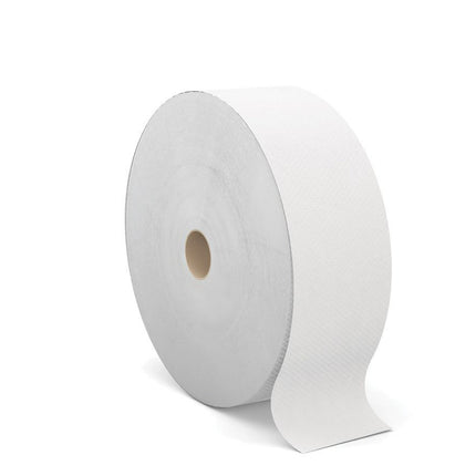 Cascades Perform® Jumbo Toilet Paper, White, 2-Ply, 3.4" W x 1250' L, 1250'/Roll, 6 Roll/Case-B2B Discounters