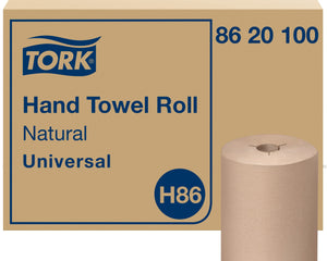 Tork® Universal Roll Towels, 1-Ply, Natural, 425'/Roll, 12 Rolls/Case-B2B Discounters