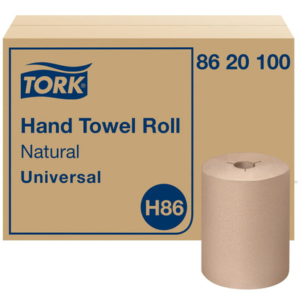Tork® Universal Roll Towels, 1-Ply, Natural, 425'/Roll, 12 Rolls/Case-B2B Discounters