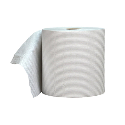 REGARD® Universal Hand Roll Towel, White, 800', 6 Rolls/Case-B2B Discounters